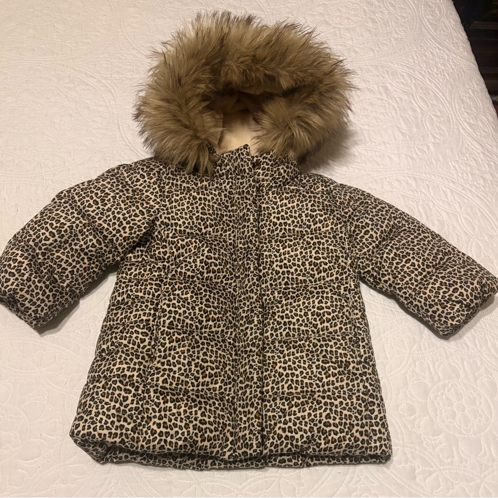 Baby Gap ColdControl Ultra Max Leopard Puffer Jacket-Size 2T